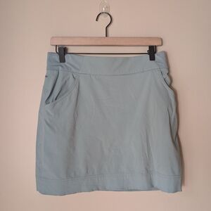 Columbia Women's Skort Stretch Material Size Medium Light Green